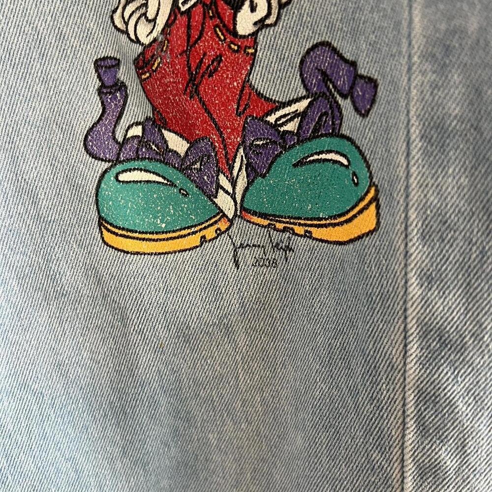 90S Vintage Looney Tunes Classic Denim Mom Jeans - Picture 3 of 8
